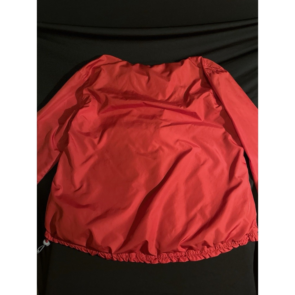 Lauren James Womens Windbreaker XXL Red Pullover Waterproof Lightweight Jacket - Picture 2 of 3